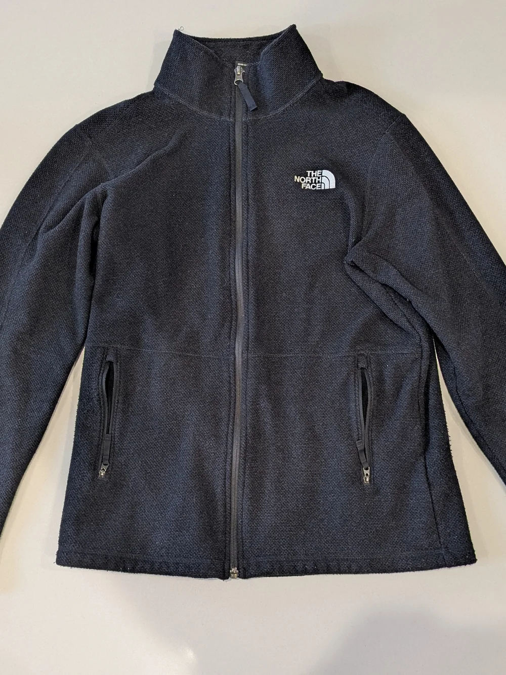 The North Face Mens Black Fleece Jacket - Full Zip